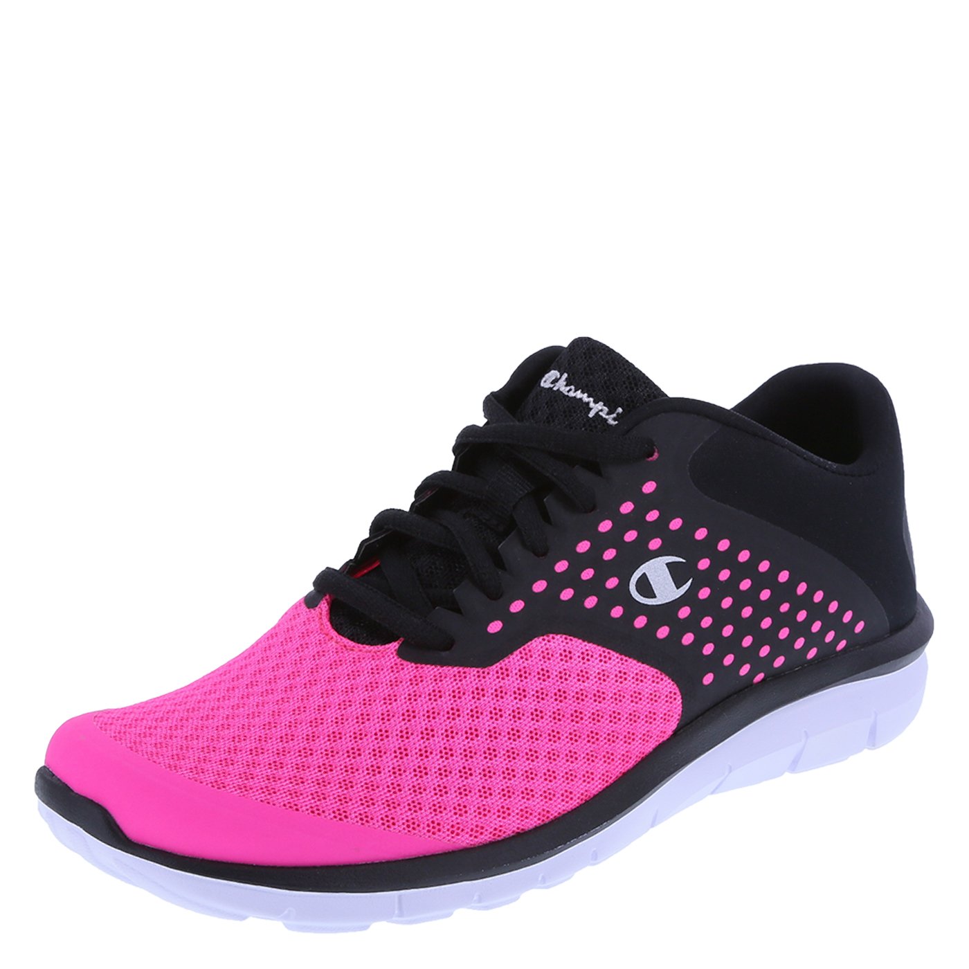 Champion Womens Pink Black Womens Gusto Cross Trainer 10 Regular