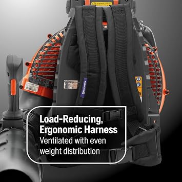 Husqvarna 580BTS Gas Backpack Leaf Blower, 75.6-cc 4.59-HP 2-Cycle Gas Leaf Blower, 1000-CFM, 47-N, 220-MPH Superior Blowing Capacity and Ergonomic, Ventilated Harness