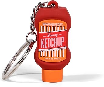 Whataburger 3D Ketchup Bottle Keychain