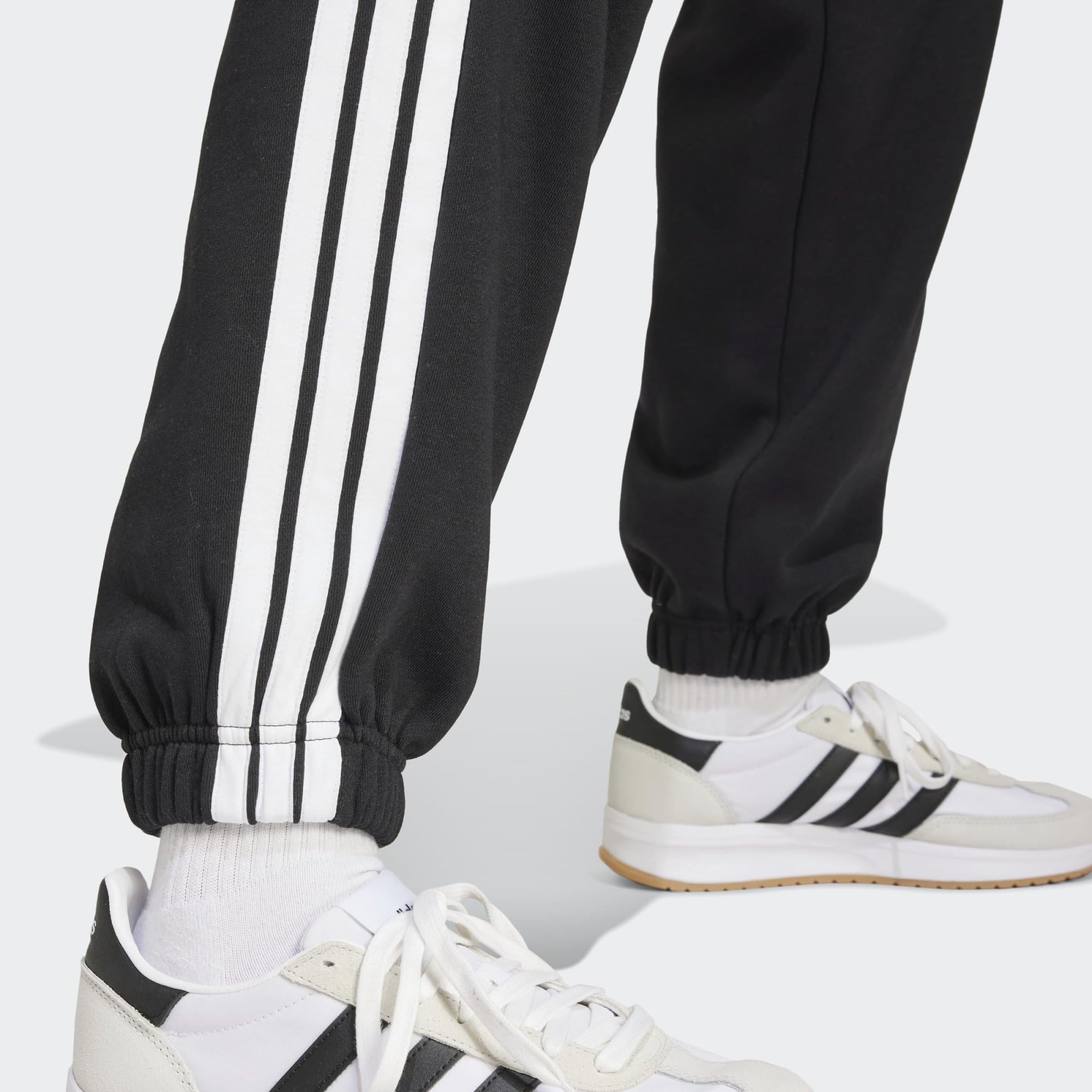 Adidas - Essentials 3-Stripes Fleece Loose, Pantaloni Donna