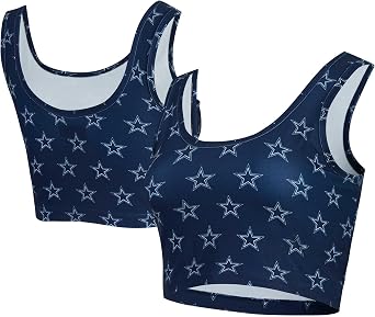 Concepts Sport Womens NFL Record Allover Print Bralette