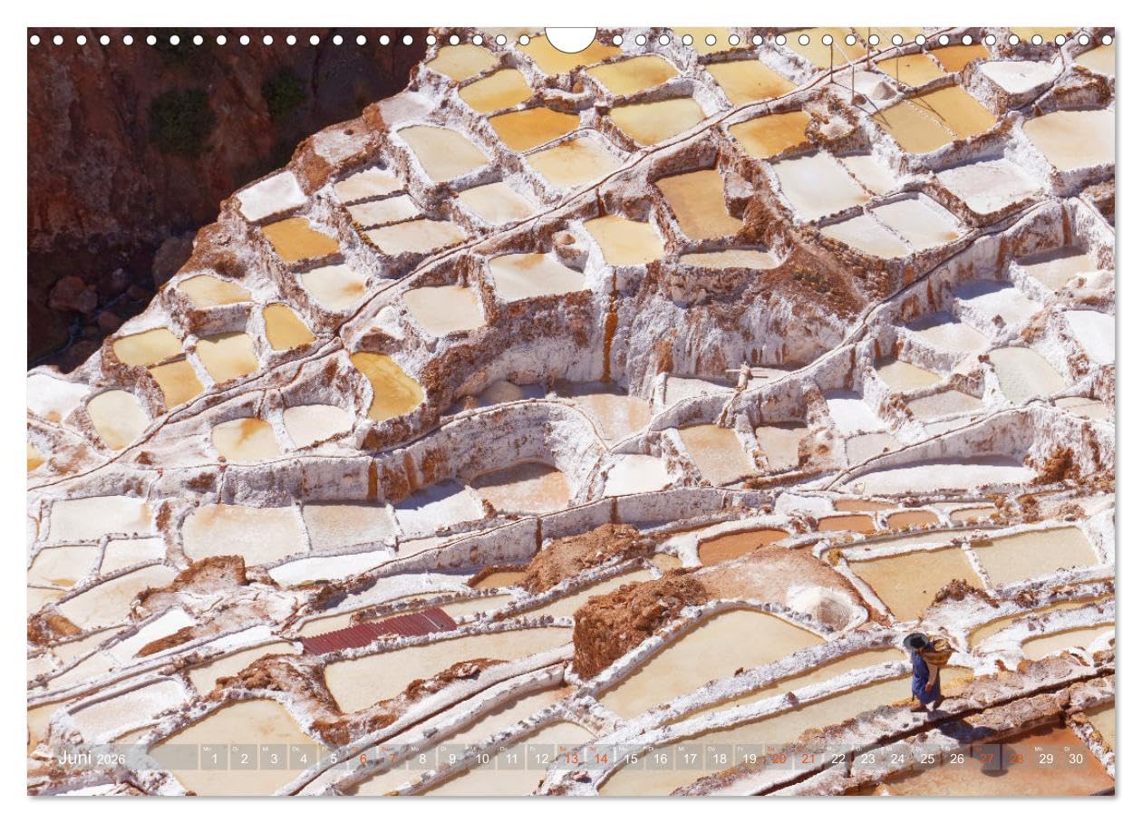 Bekanntes und Unbekanntes Peru (Wandkalender 2026 DIN A3 quer), CALVENDO Monatskalender: Peru ist der Inbegriff von Südamerika und ein Traumziel für Reisende. (CALVENDO Orte)