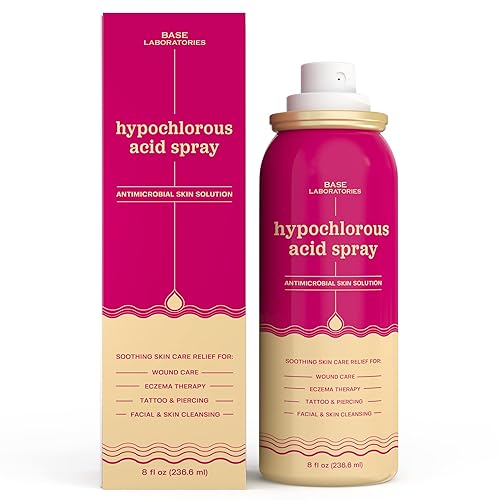 Miniatura 6 de Base Labs - Spray de ácido hipocloroso  Limpiador en aerosol curativo de la piel para heridas tratamiento de eccema cuidado posterior de tatuajes y