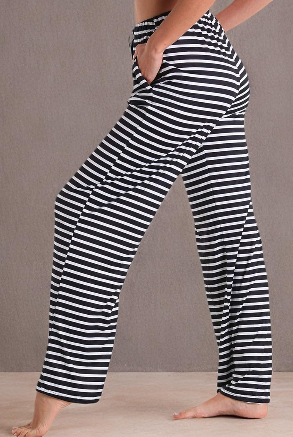 X-Image Women Comfy Casual Pajama Pants with Pockets & Drawstring - Image 4