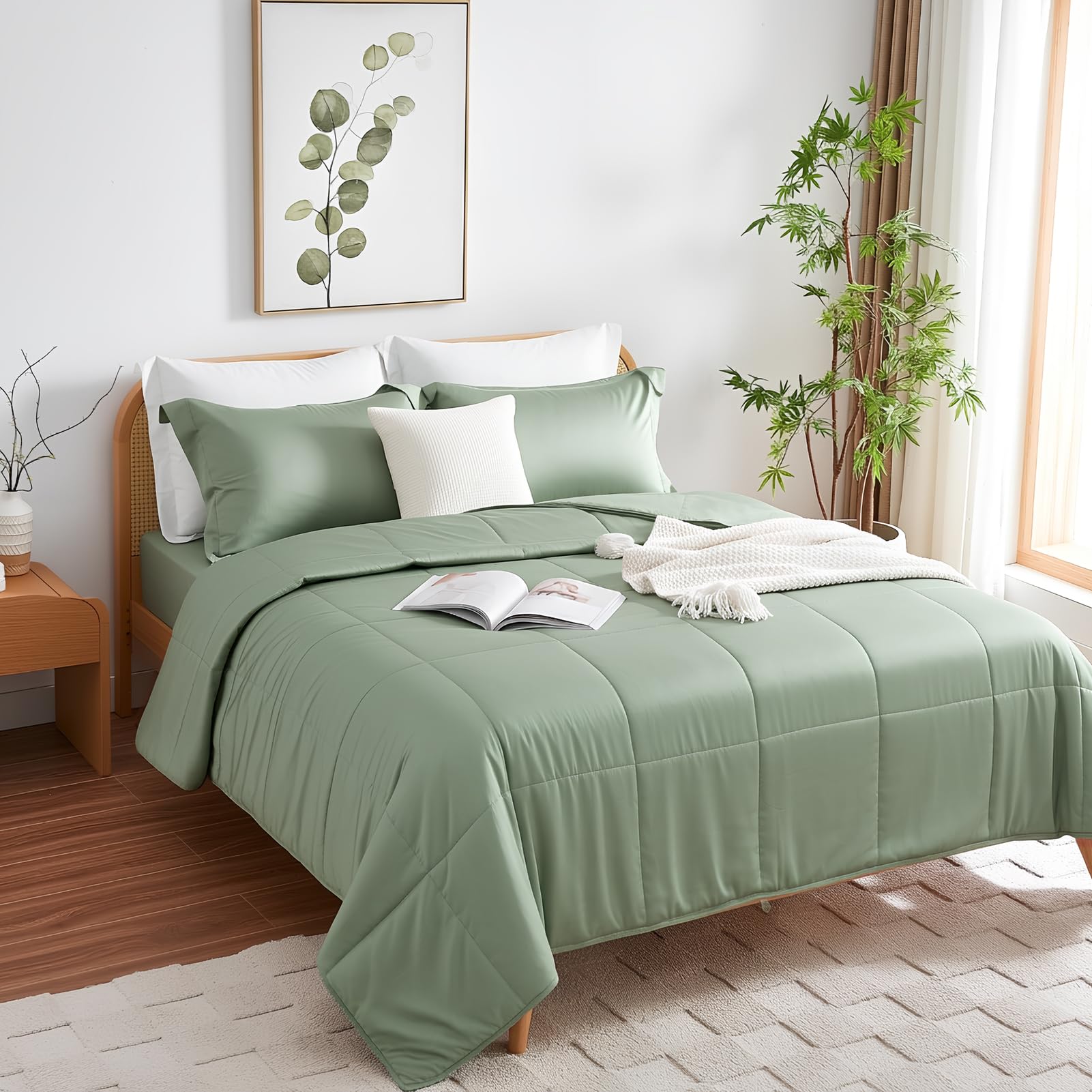 NEXHOME PRO Oversized King Bamboo Comforter