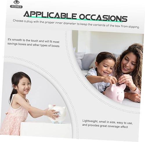 Miniatura 8 de ibasenice Tapones de plástico para cubierta de agujero, 40 unidades, tapones de plástico, tapas de tarro de masón, accesorios de alcancía, tapones