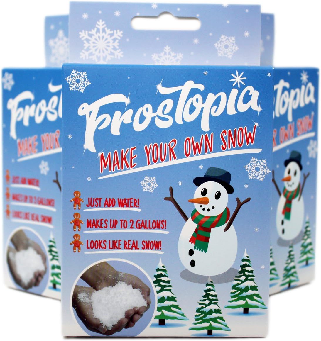 Instant Snow and Cloud Slime - Artificial Snow Powder Mix - for Making Fake Snow, Slush, or Slime (2 Gallons)