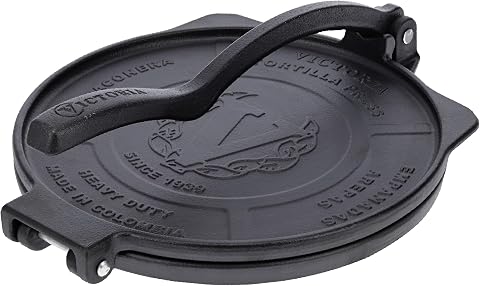 Victoria 10-Inch Cast Iron Tortilla Press