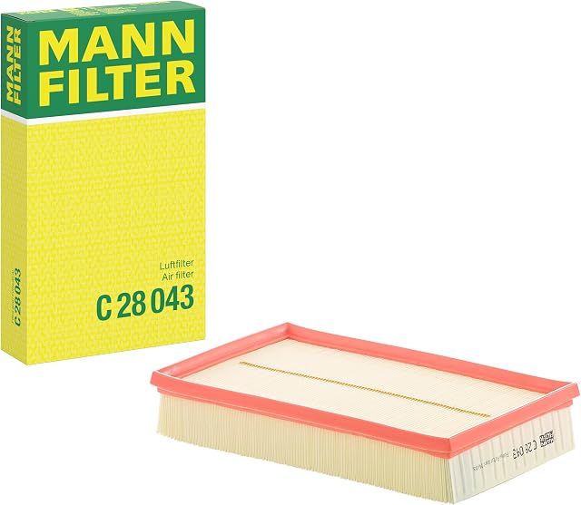 MANN-FILTER, C 28 043 Filtro aria | Per Autovetture, Aria pulita, Filtro resistente, Design con adattamento perfetto, Qualità originale OE