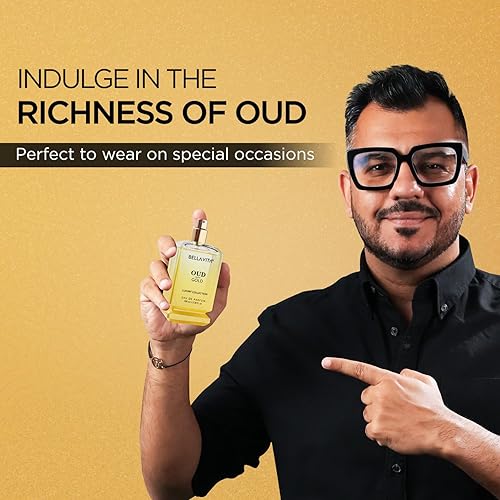 Miniatura 2 de OUD GOLD Eau De Parfum (3.38 onzas líquidas)  Perfume árabe intenso para mujeres y hombres  Notas caramelo, orris, rosa, jazmín  Familia amaderado,