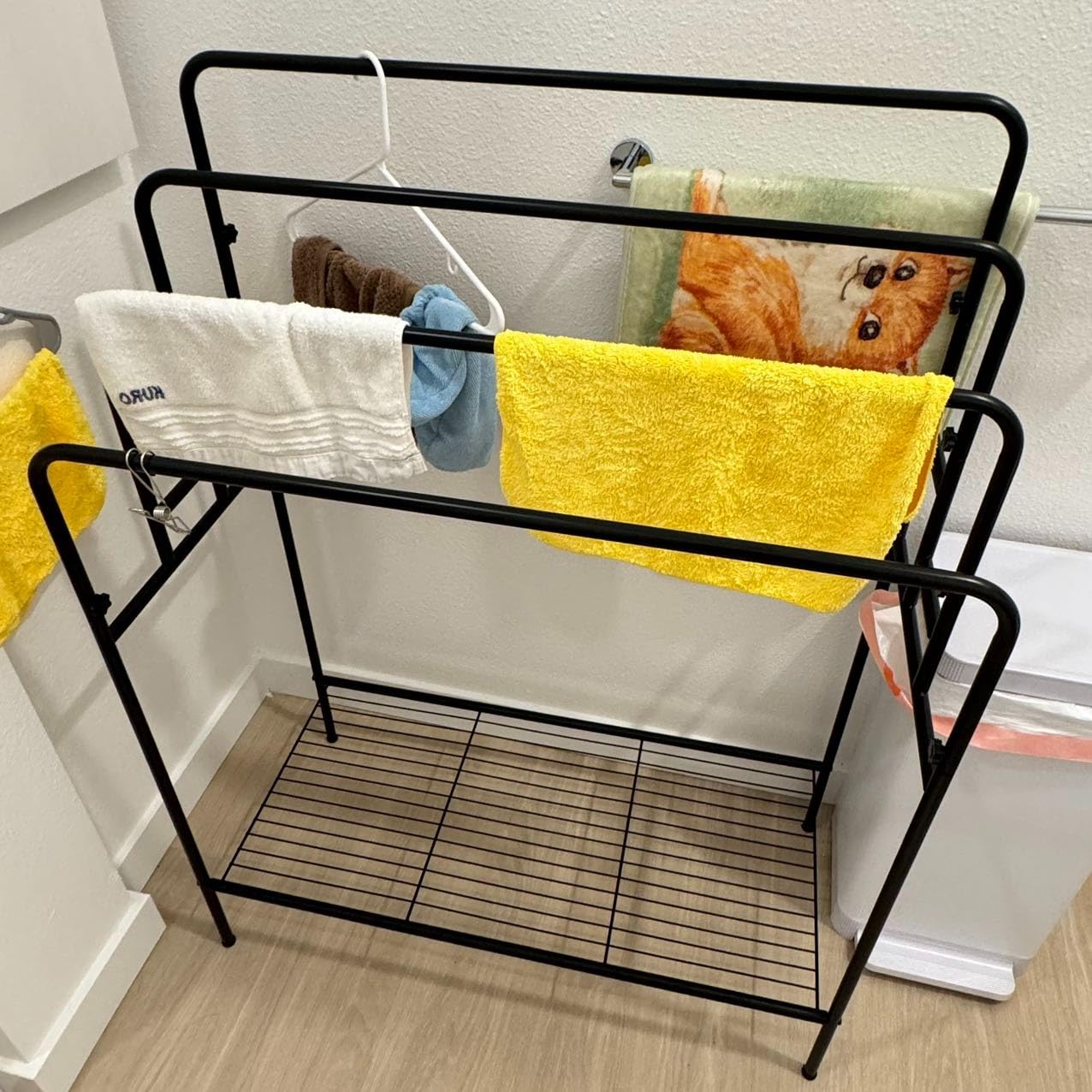 Plus Size Towel Stand for Bathroom, Towel Drying Rack