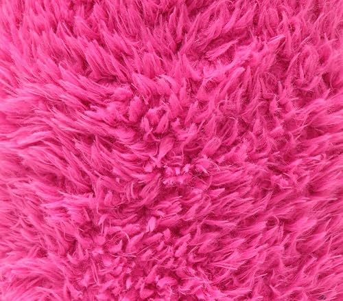 Cabra de montaña Minky de 60 pulgadas de ancho vendido por The Yard (fucsia)