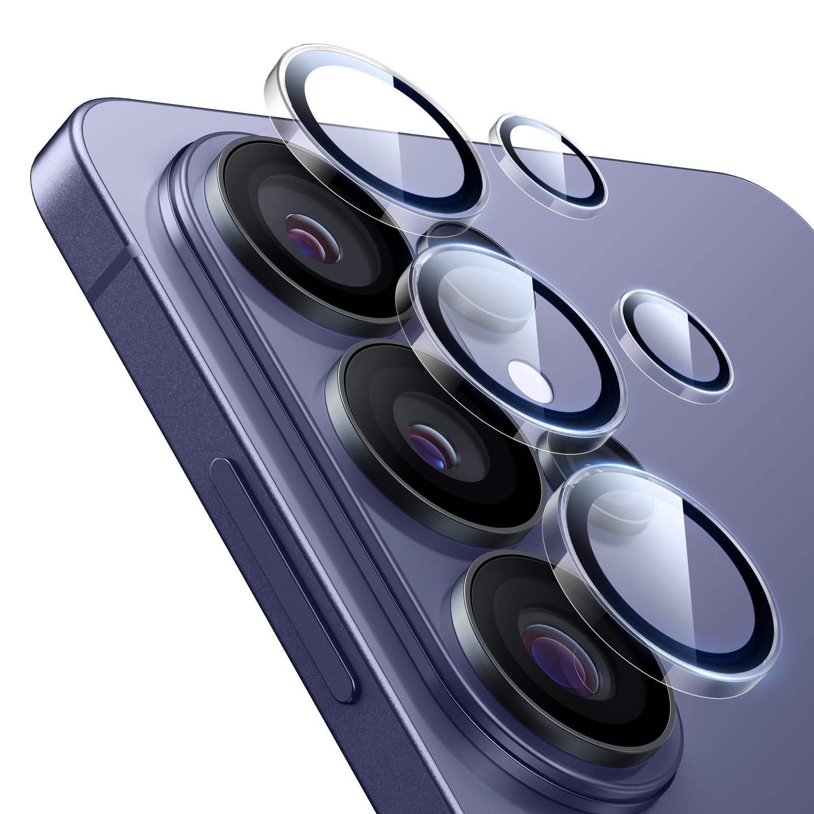 ESR für Samsung Galaxy S26 Ultra Kameraschutz, individuelle Schutzfolie, kratzfest, dünnes gehärtetes Glas mit Aluminium Rand, Galaxy S26 Ultra hüllenfreundlich, 1 Set, Klar