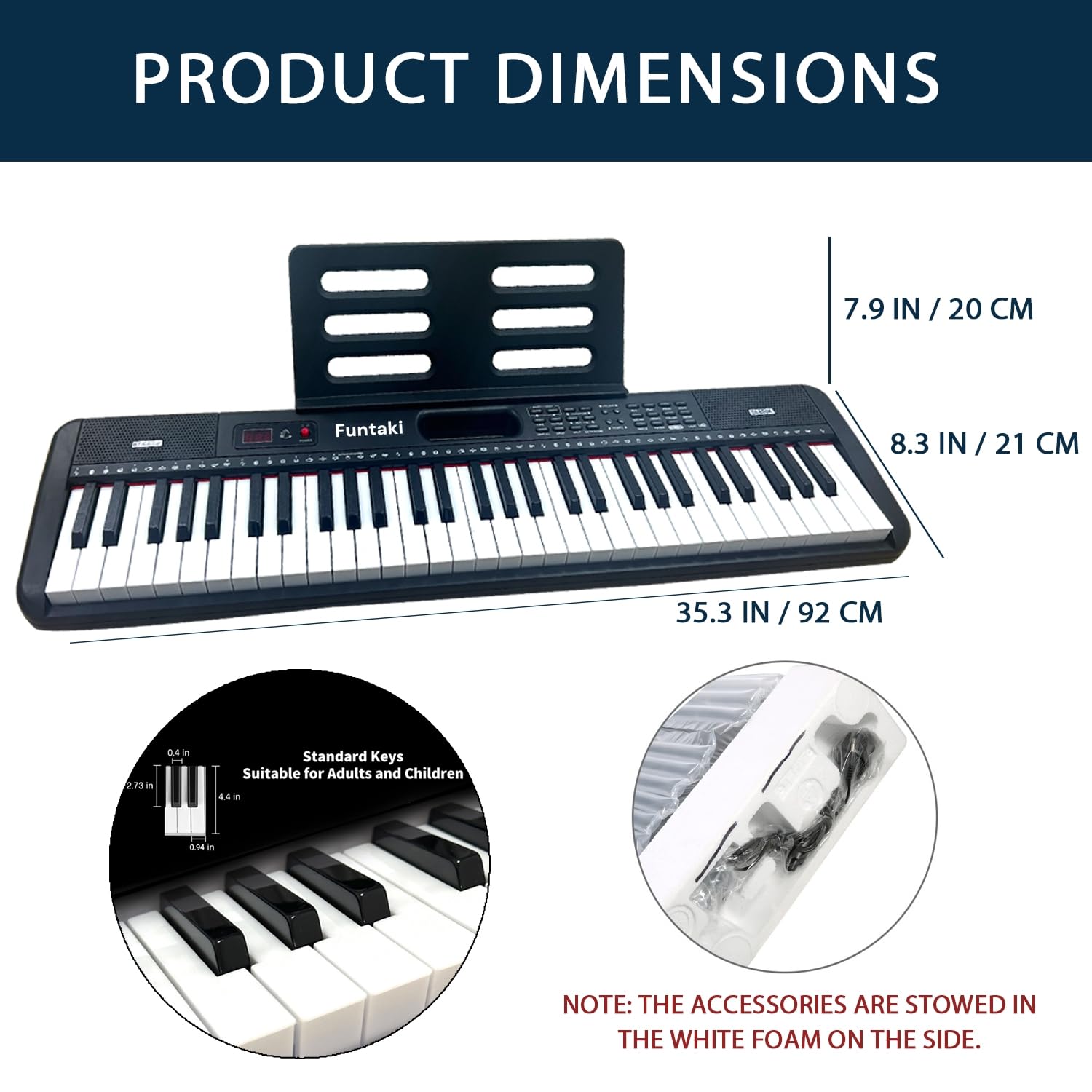 Piano de teclado interactivo de 61 teclas para niños, teclas iluminadas, soporte MIDI, 200 sonidos y canciones de demostración, piano eléctrico portátil para edades de 3 a 7 años principiantes