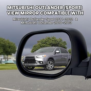 Left Driver Side Mirror Compatiblewith 2011-2022 Mitsubishi Outlander Sport