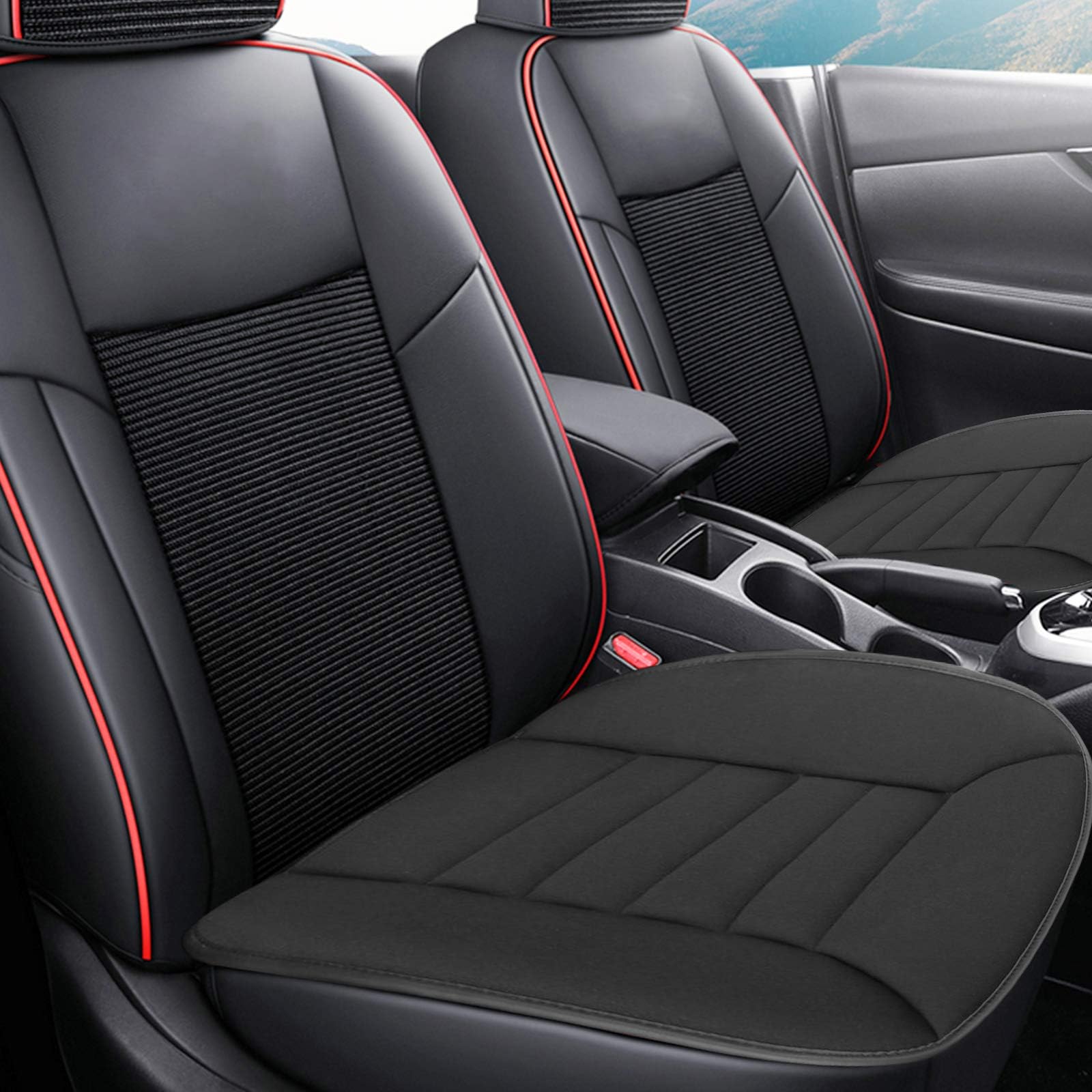 Coussin de siège de voiture ergonomique contre le mal de dos en mousse extra fine