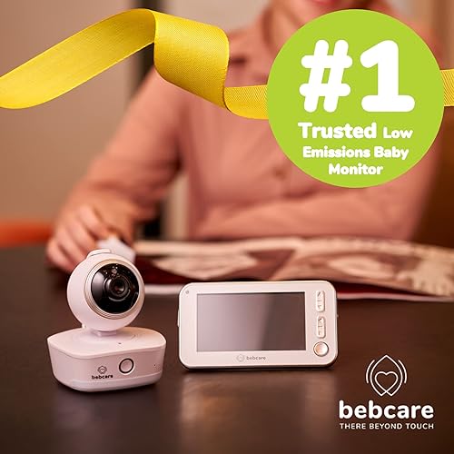 Miniatura 3 de Bebcare Motion - Monitor de bebé con video inteligente pantalla ultra clara de 4.3", cámara panorámica e inclinación de 360, sensor de temperatura