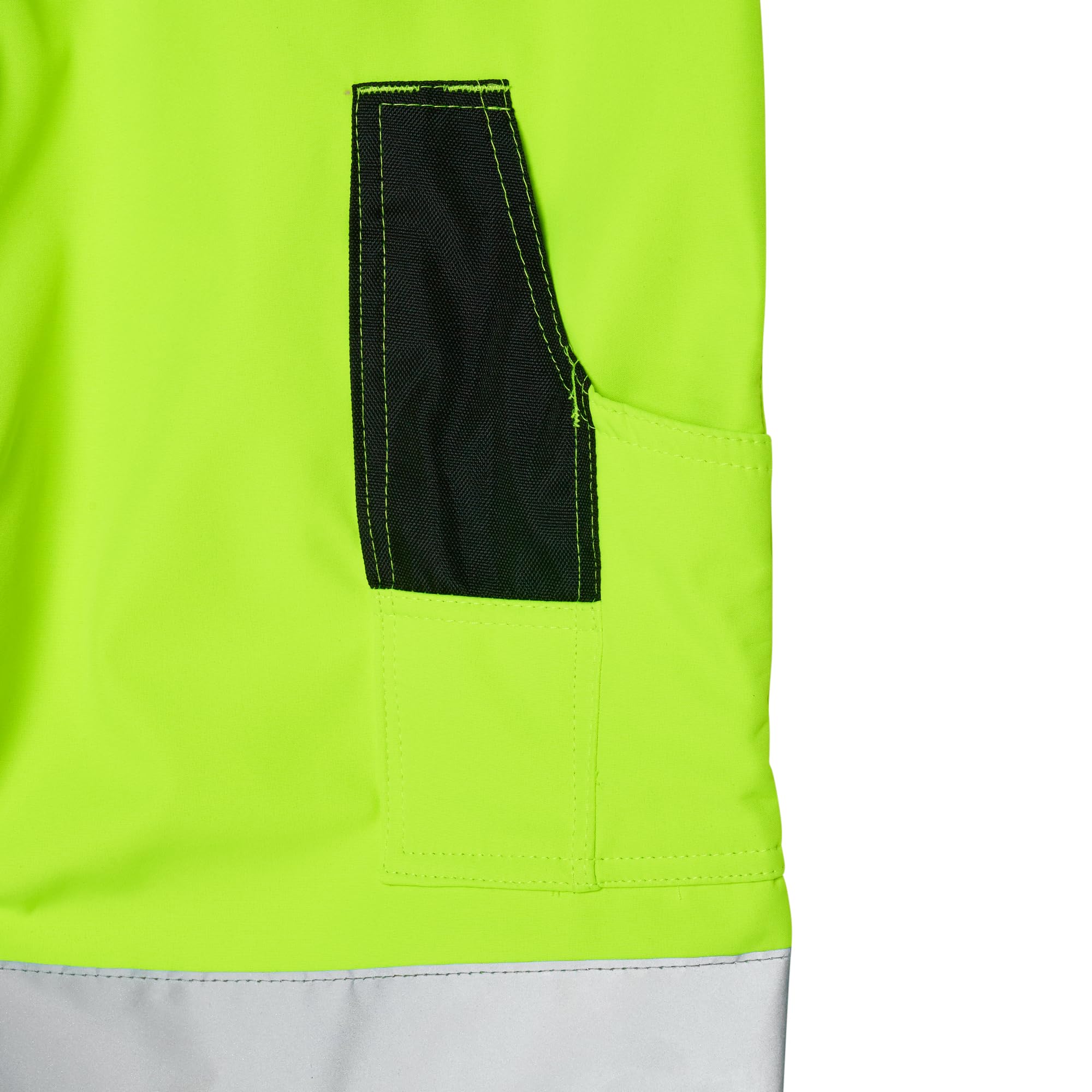 Męskie wodoodporne spodnie softshellowe, odzież robocza, zdejmowane kieszenie, spodnie Hi vis