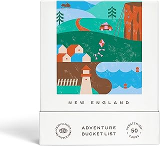 Reach International Outfitters New England Hiking Bucket List: 50 Unforgettable Scratch-Off Hikes - Perfect Travel Gift and Guide for Exploring The New England Region