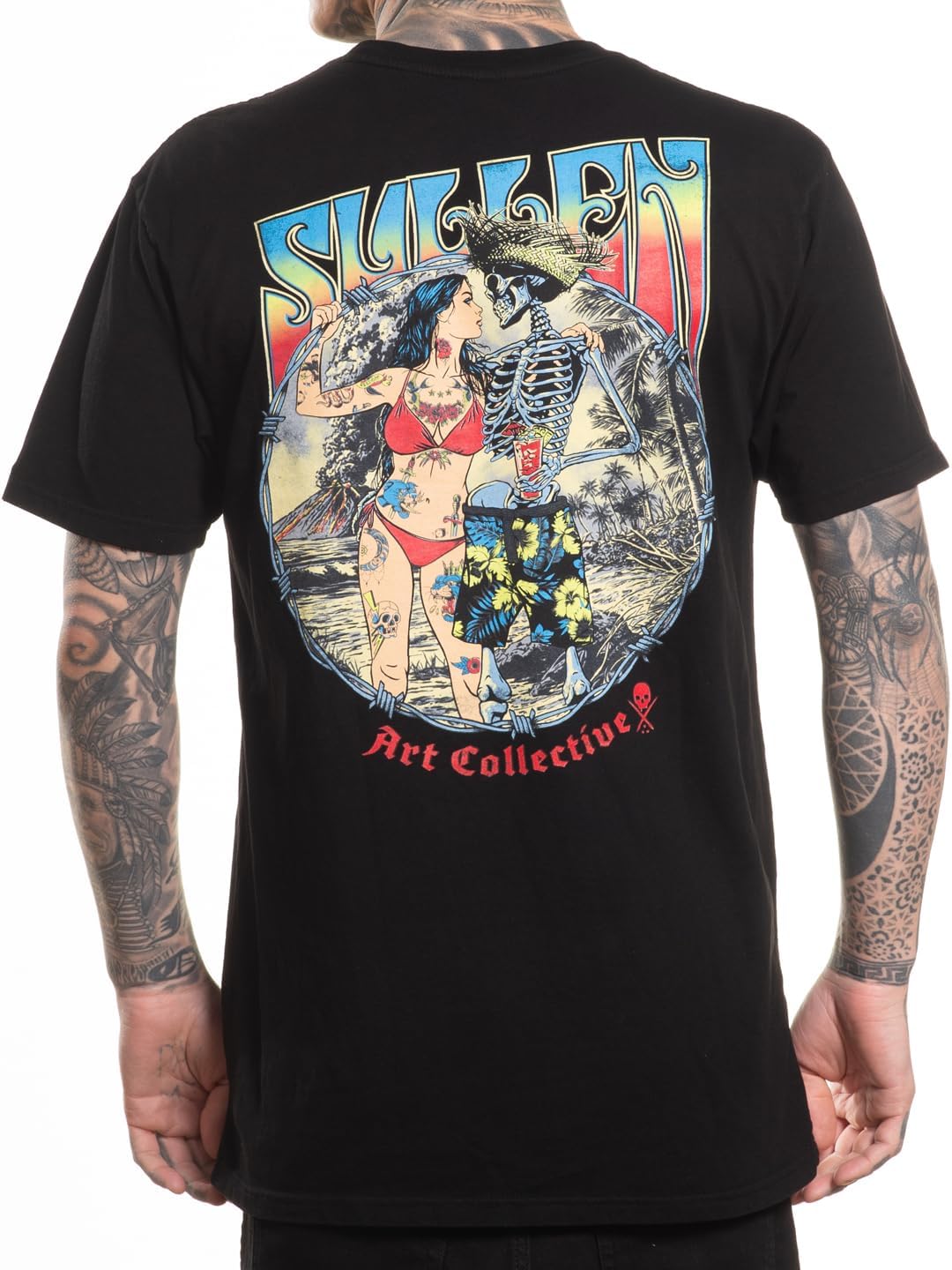 Sullen Men's Primal Urge Choloha Capsule Tattoo Lifestyle Graphic Premium Short Sleeve Tee