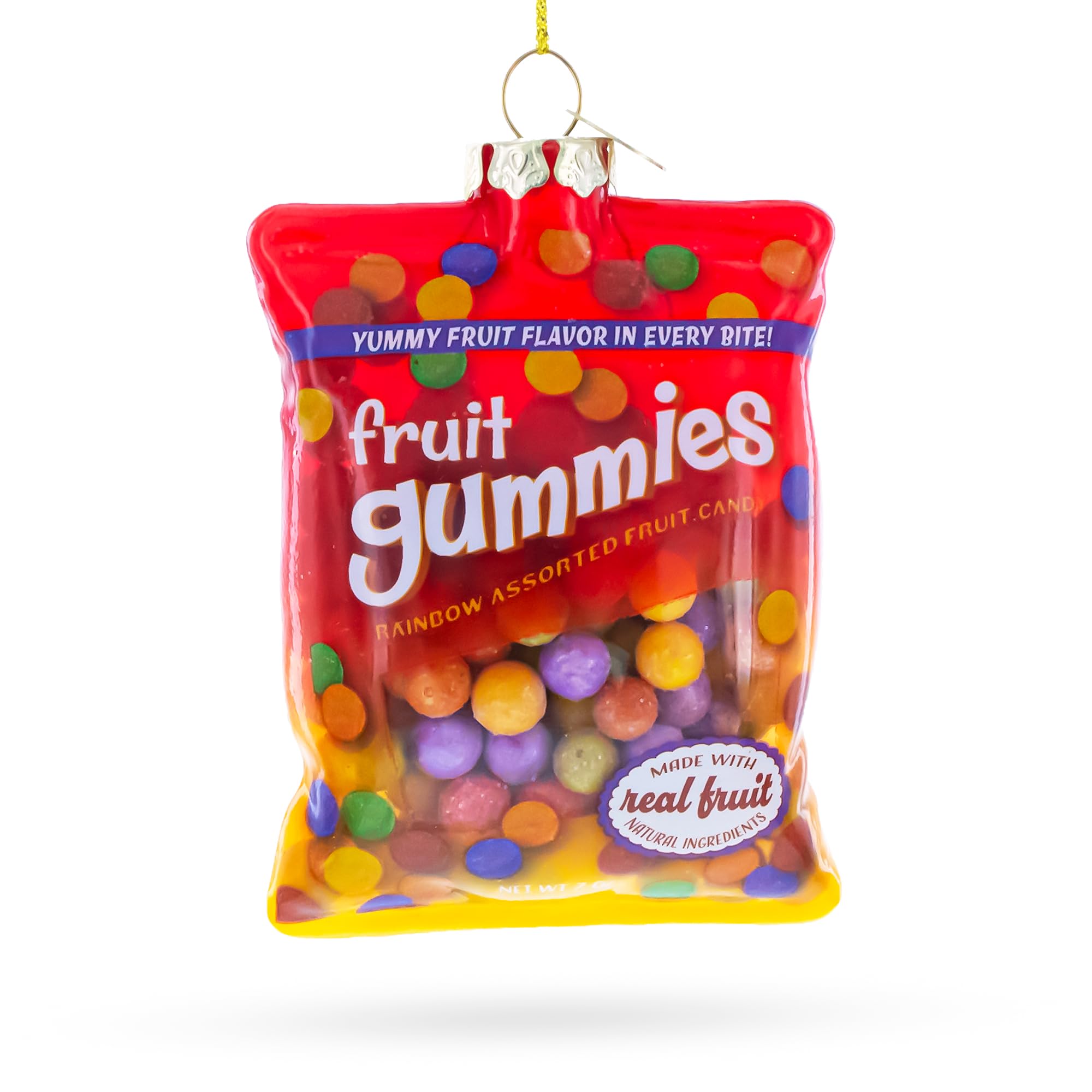 Fruit Gummies Décoration de Noël en verre pour sapin festif