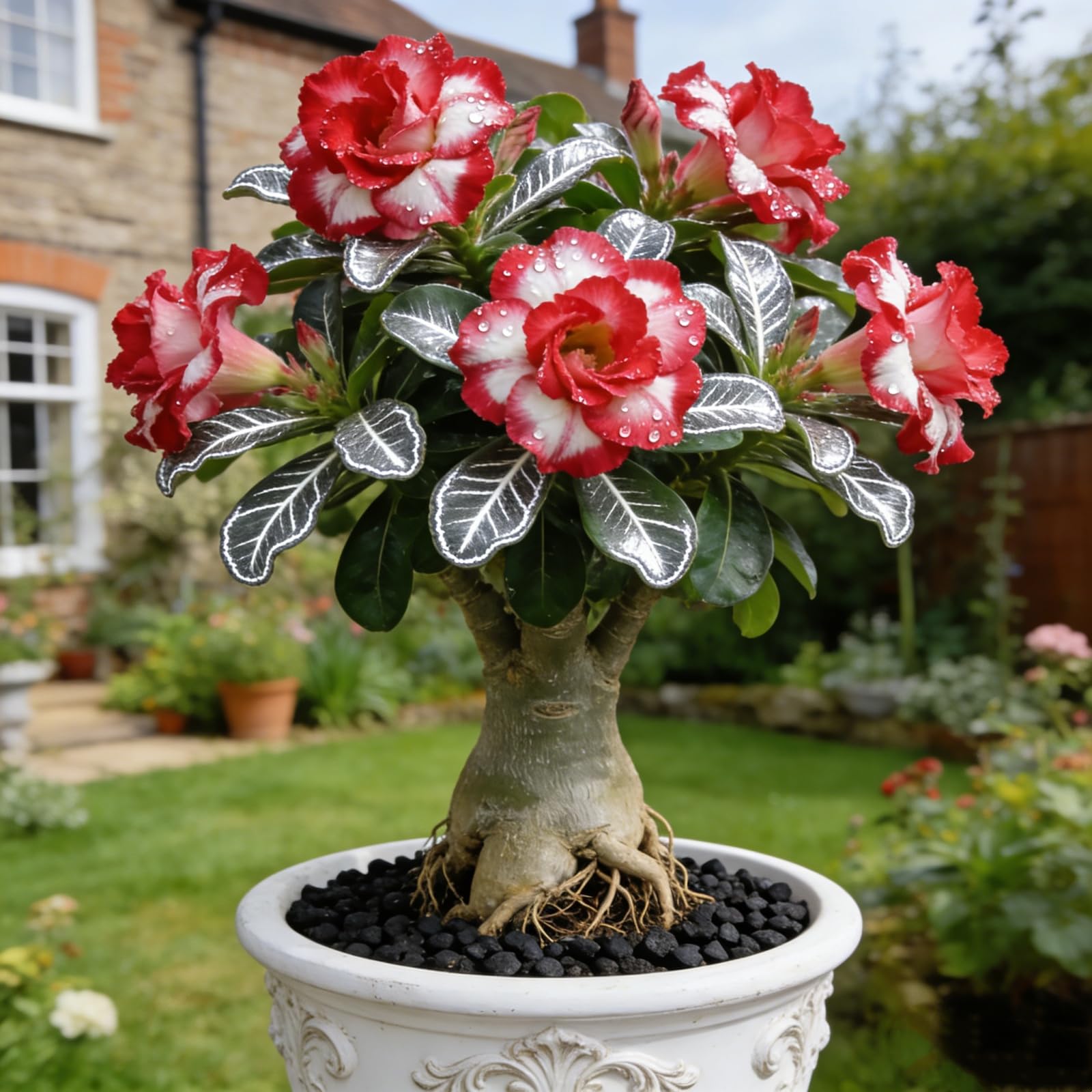 Rosa del deserto, resistente, perenne - Giardini e balconi, decorazione, giardini-2bulbi-C