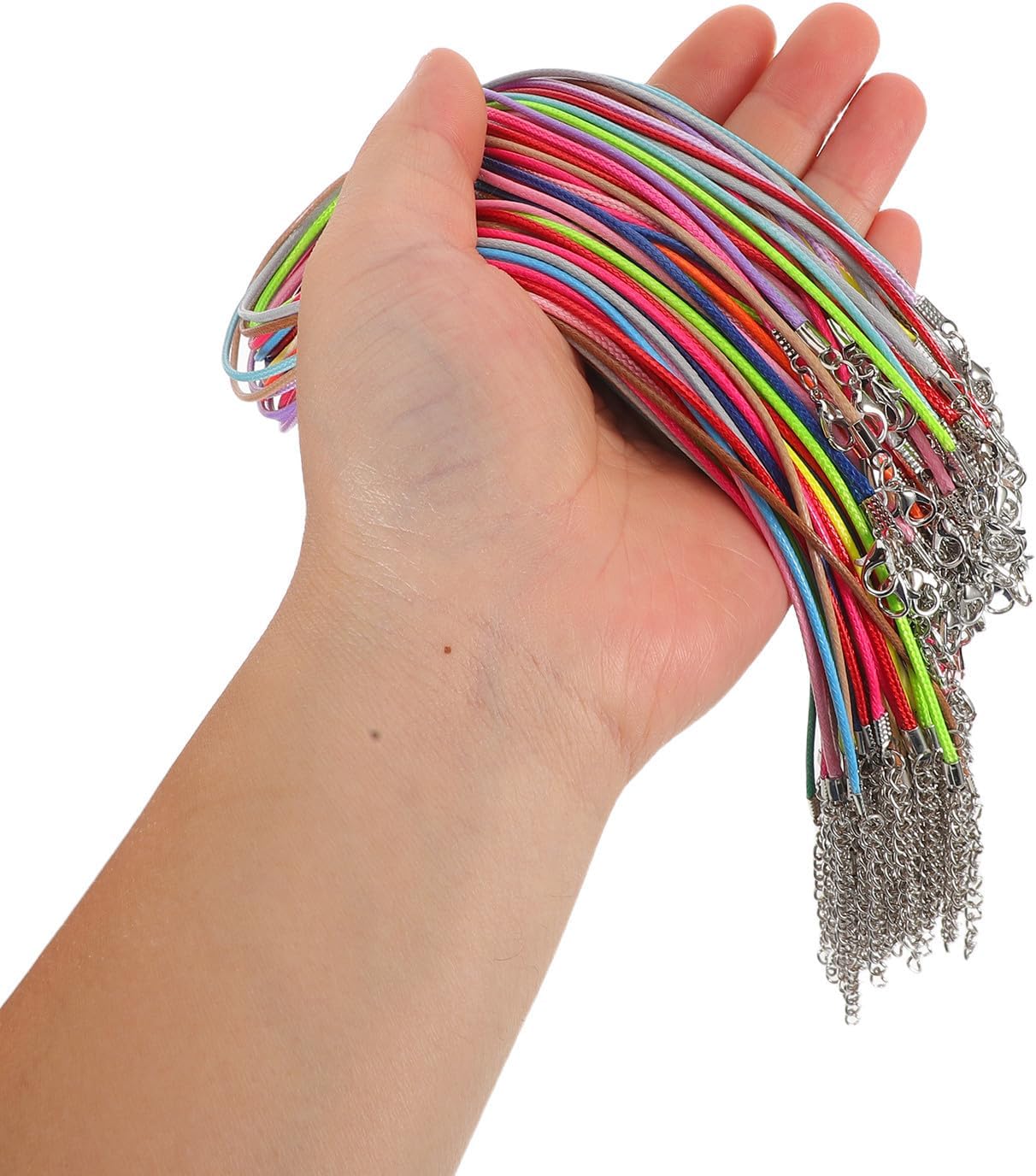 100pcs Jewelry String Rope with Clasp for Beading Crafts