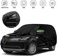 Vista 7 de Funda impermeable de repuesto para Land Rover Discover 2005-2022 2023, 6 capas para todo tipo de clima, con puerta con cremallera y bandas