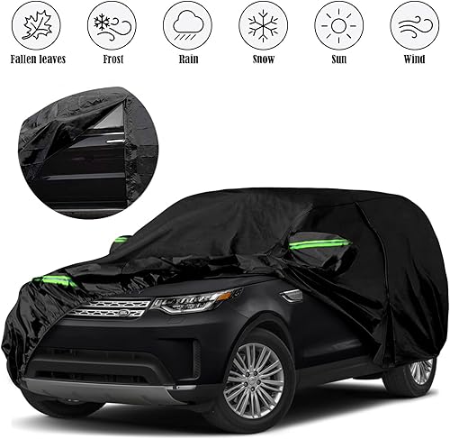 Miniatura 34 de Funda impermeable de repuesto para Land Rover Discovery Sport 2014-2025, 6 capas para todo tipo de clima, con puerta con cremallera y bandas