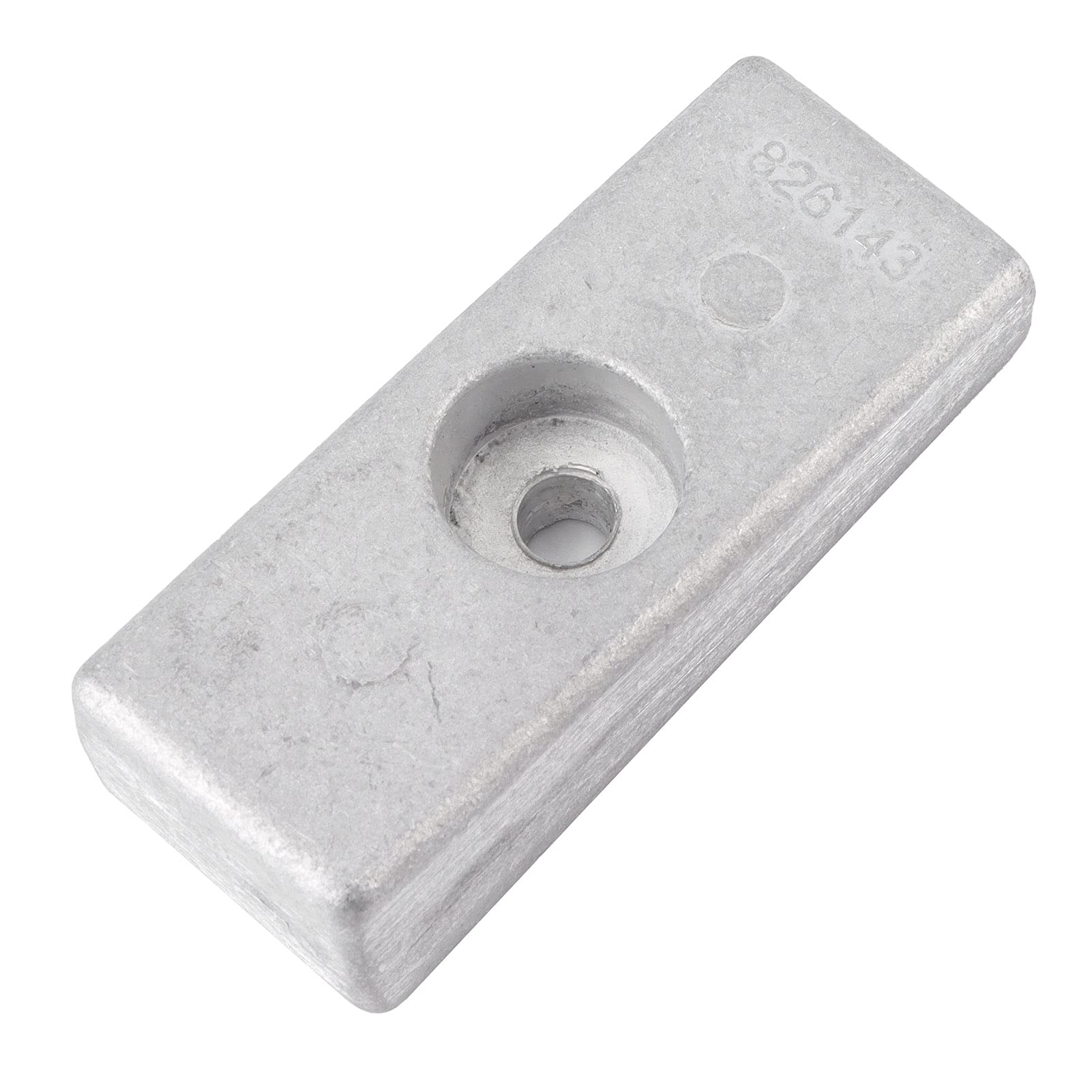 Ánodo Galvánico de ánodo de Zinc de Sacrificio de Aleación de Aluminio que Reemplaza a 826134 826134Q para Fueraborda Mariner, Protección Eficaz del Casco Compatible con Mercruiser One Gen
