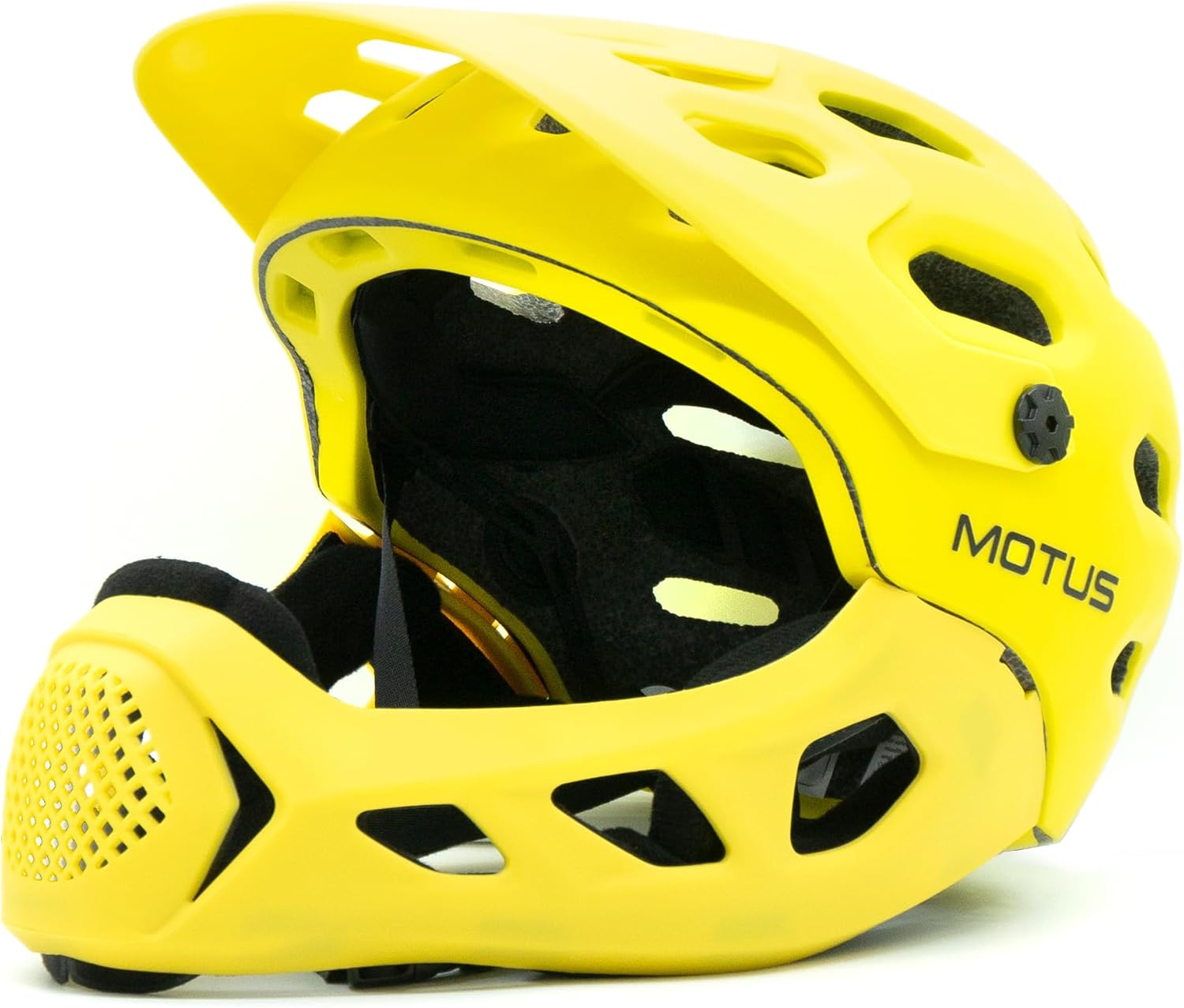 Fenteer Full Face Fahrradhelm - Abnehmbarer Kinnschutz Für BMX & Mountainbike