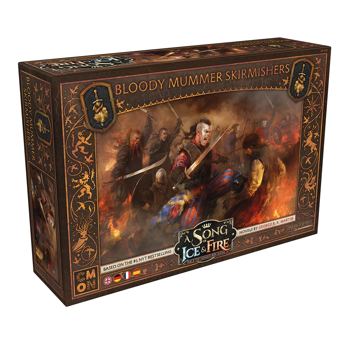 CMON Canción de Hielo y Fuego Elefantes de Guerra de la Compañía Dorada Juego de Miniaturas — view 8