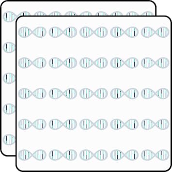 Infinity Sign DNA Scrapbook Stickers Vinyl Decals 1" Size 50-Pack for Journals, Cards, Crafts