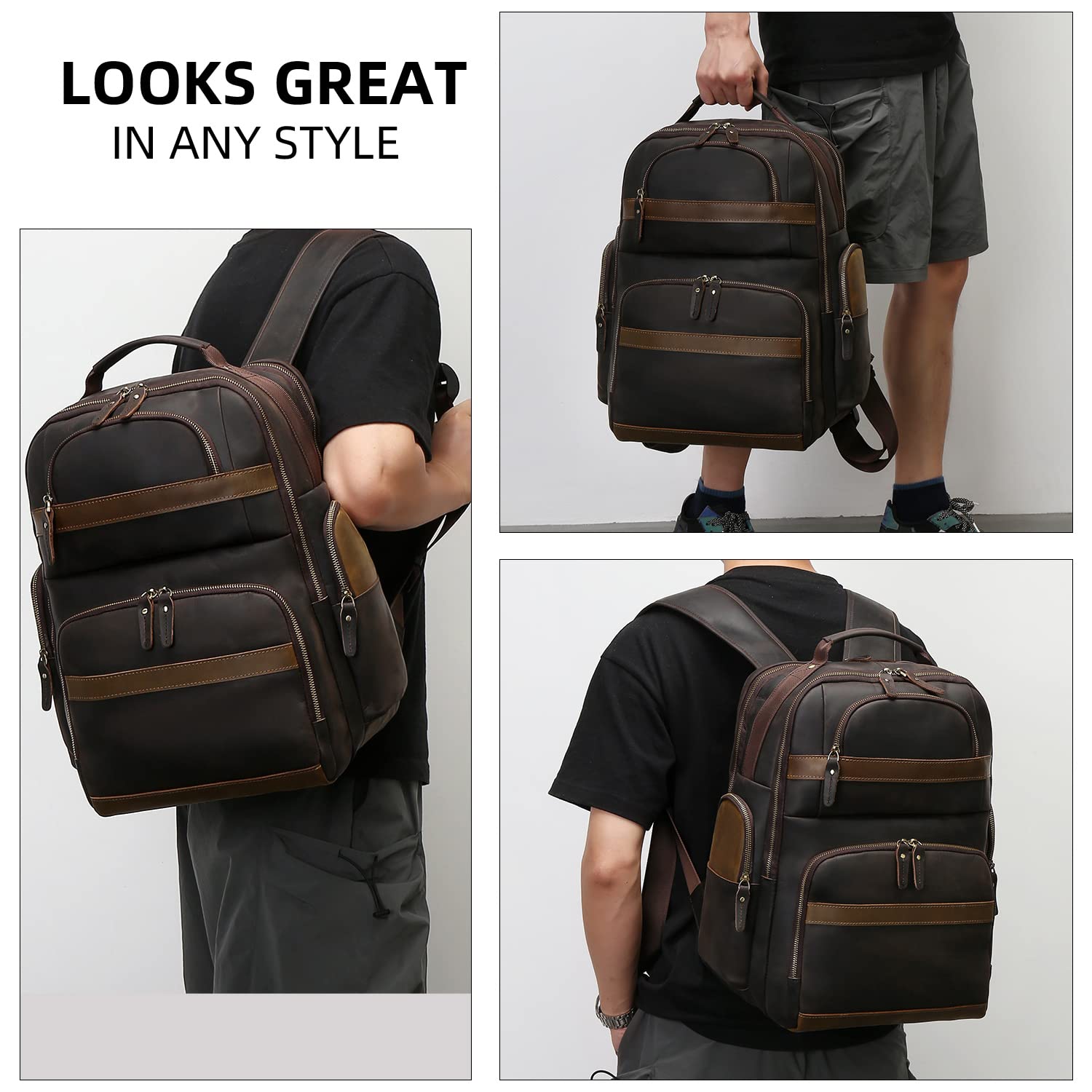alligator leather backpack Luxury Sleek Croc Embossed Leather Backpack  Italian Shoes Company