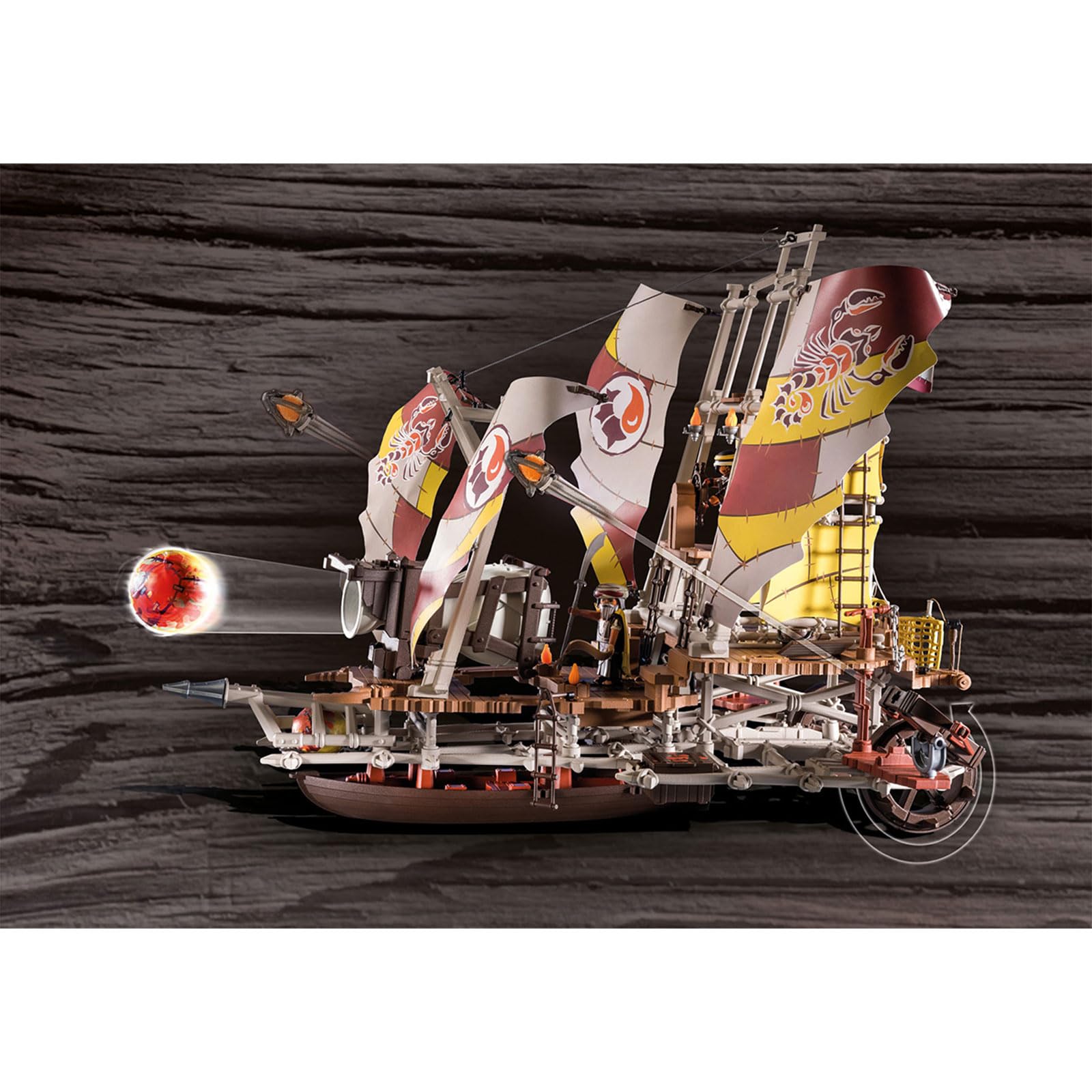 PLAYMOBIL Novelmore 71023 Sal'ahari Sands - Veliero del Deserto, Giocattoli per bambini dai 5 anni