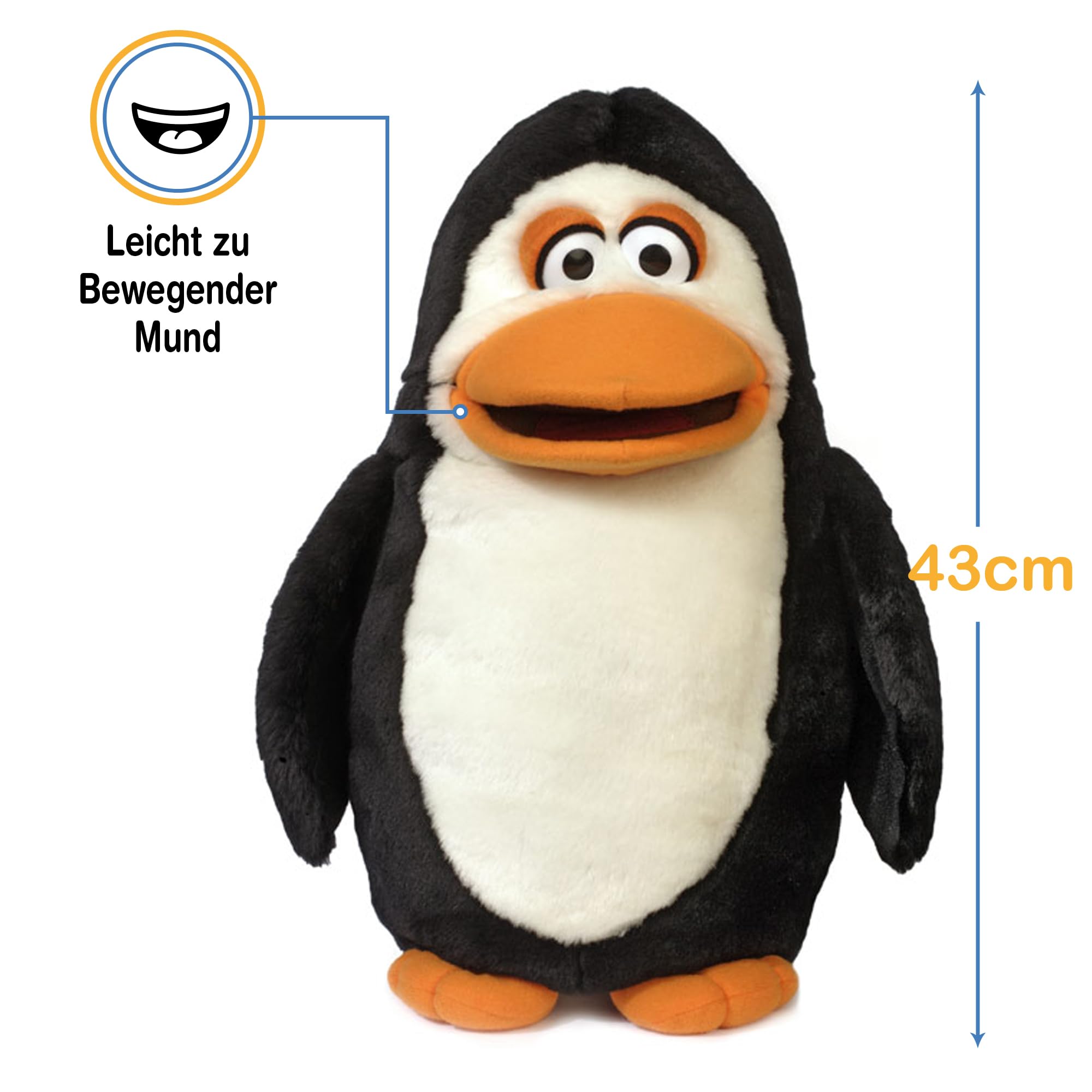 Penguin Animal Puppets Kid Toys, 17 in. by Silly Puppets: Amazon