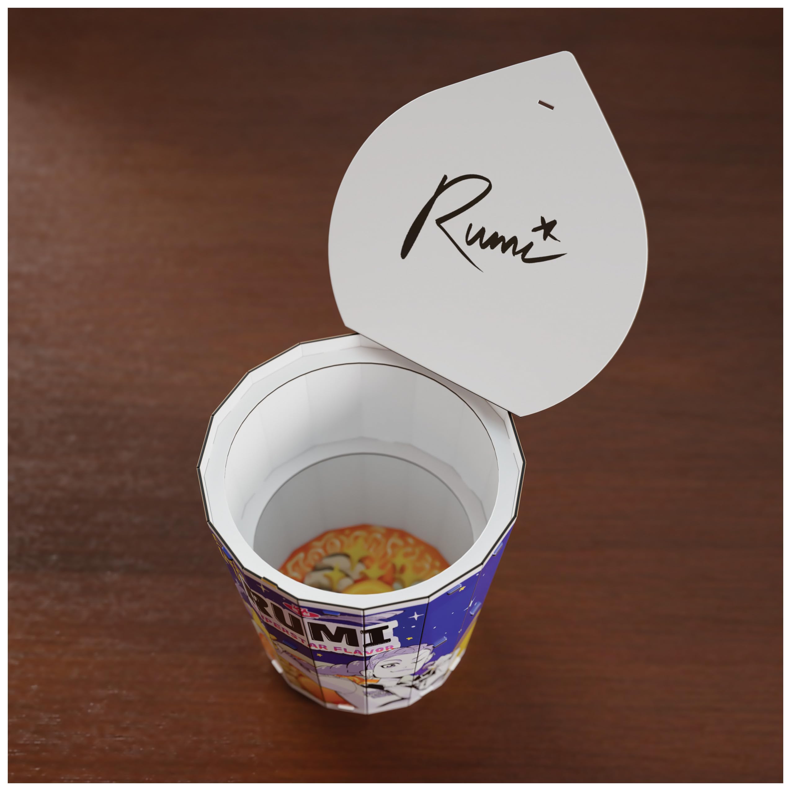 Amazon.com: 4D Build, Kpop Demon Hunters Rumi in Ramyeon Cup 3D