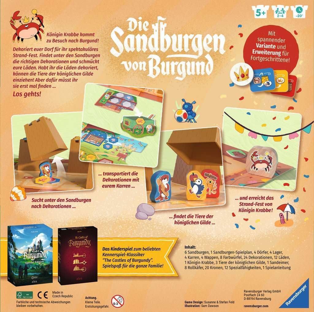 Les Châteaux De Bourgogne – Ravensburger – Jeu De Stratégie 2-4 Joueurs, Dès 12 Ans
