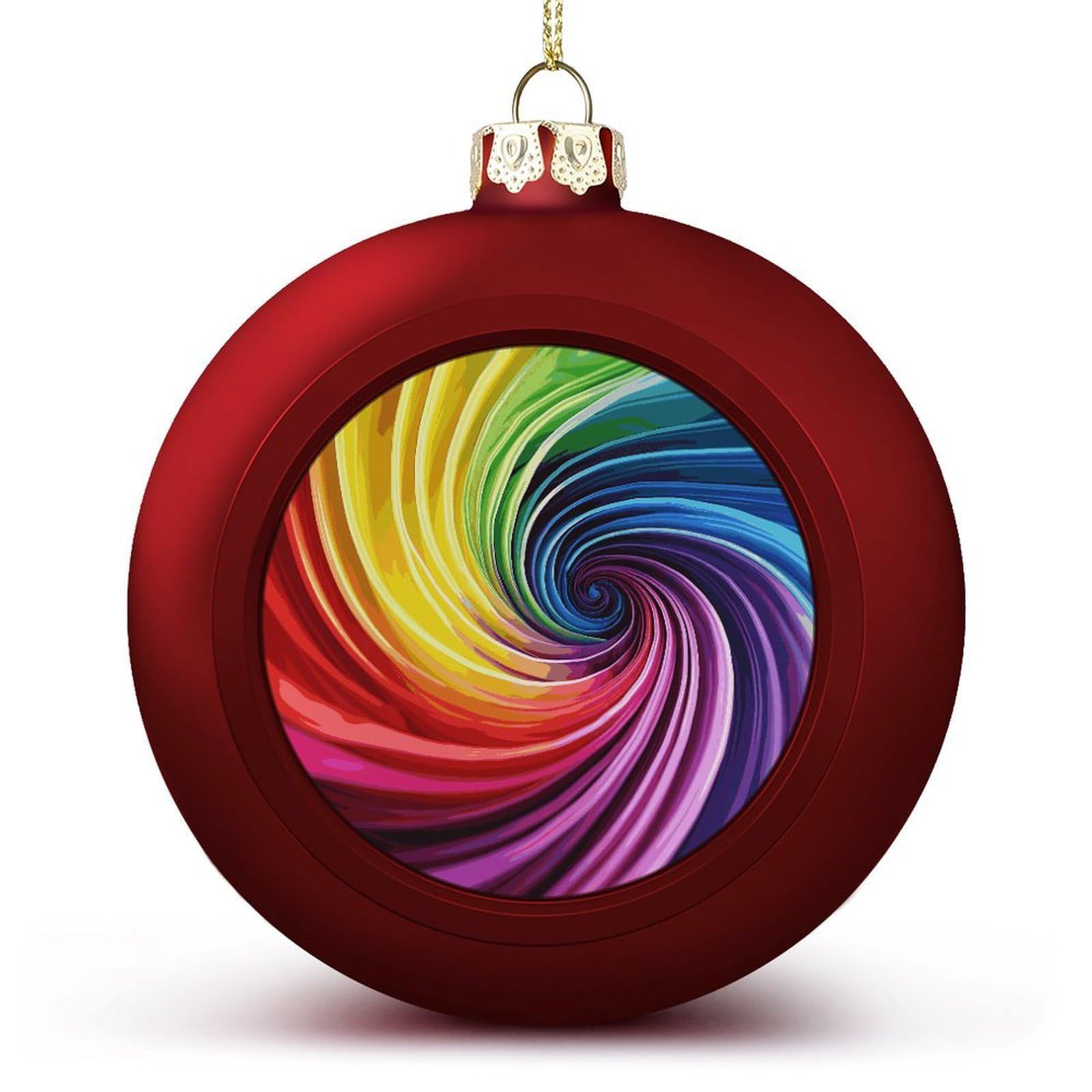 Décorations de sapin de Noël avec boules de Noël incassables multicolores
