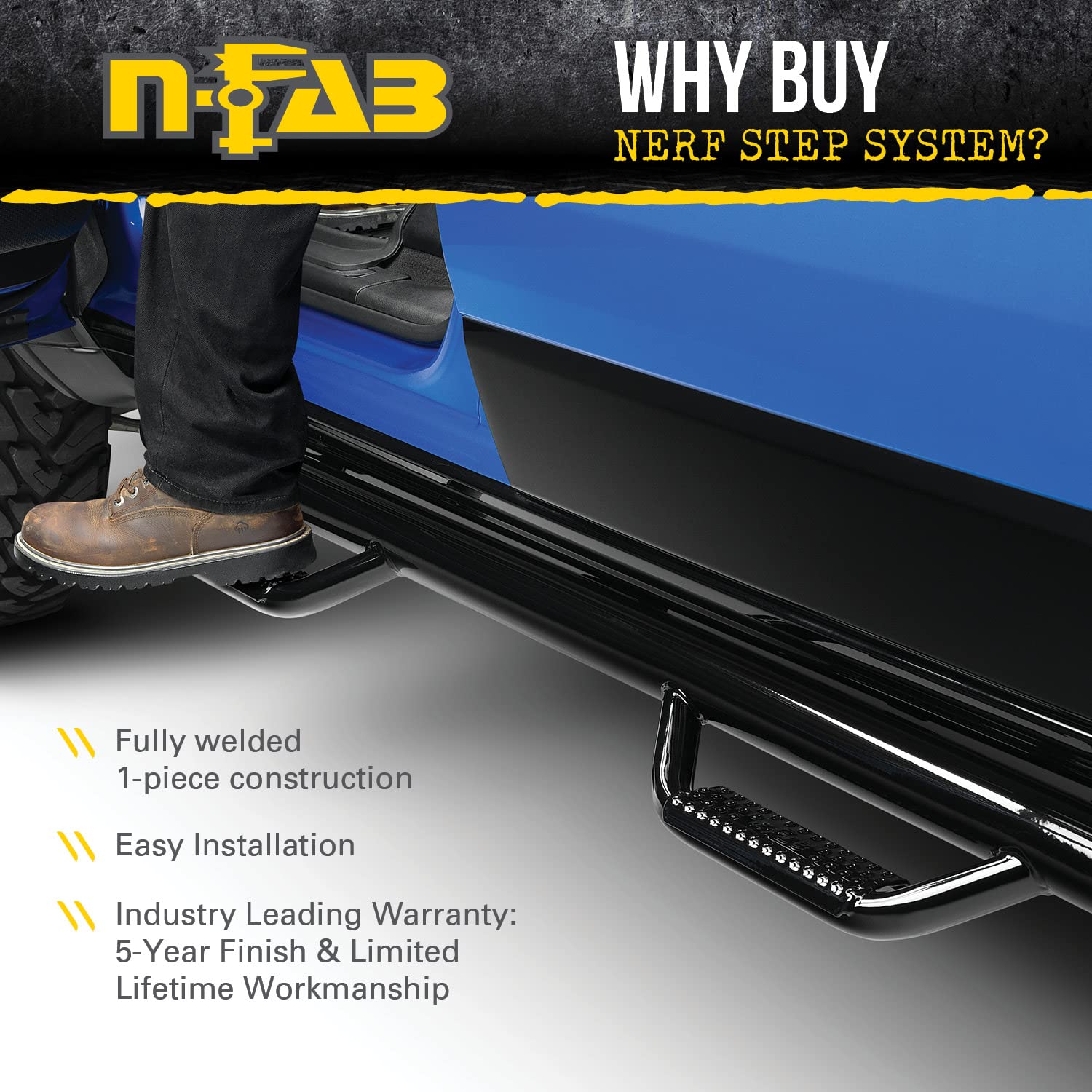 福袋 Nerf Bar ステップナーフバーW2Wトヨタ4runner 20142021用のnfab Step W2W NFAB for