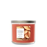 3 Wick Candle Jar, Scented Candle with up to 40 Hours of Burn Time, Premium Plant Wax Blend for Consistent Long Lasting Scent from First to Last Burn, Sugared Cinnamon Apple