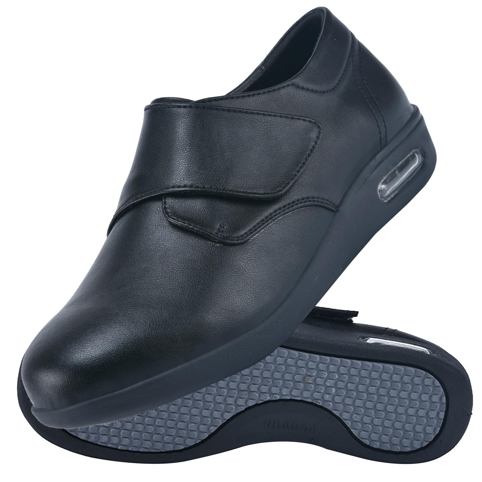 Scarpe Uomo Pianta Larga Scarpe Uomo per Diabetici Scarpe Sportive Ortopedici Slip-on da Donna in Pelle Impermeabile Donna Scarpe Scarpe Ortopediche da Donna
