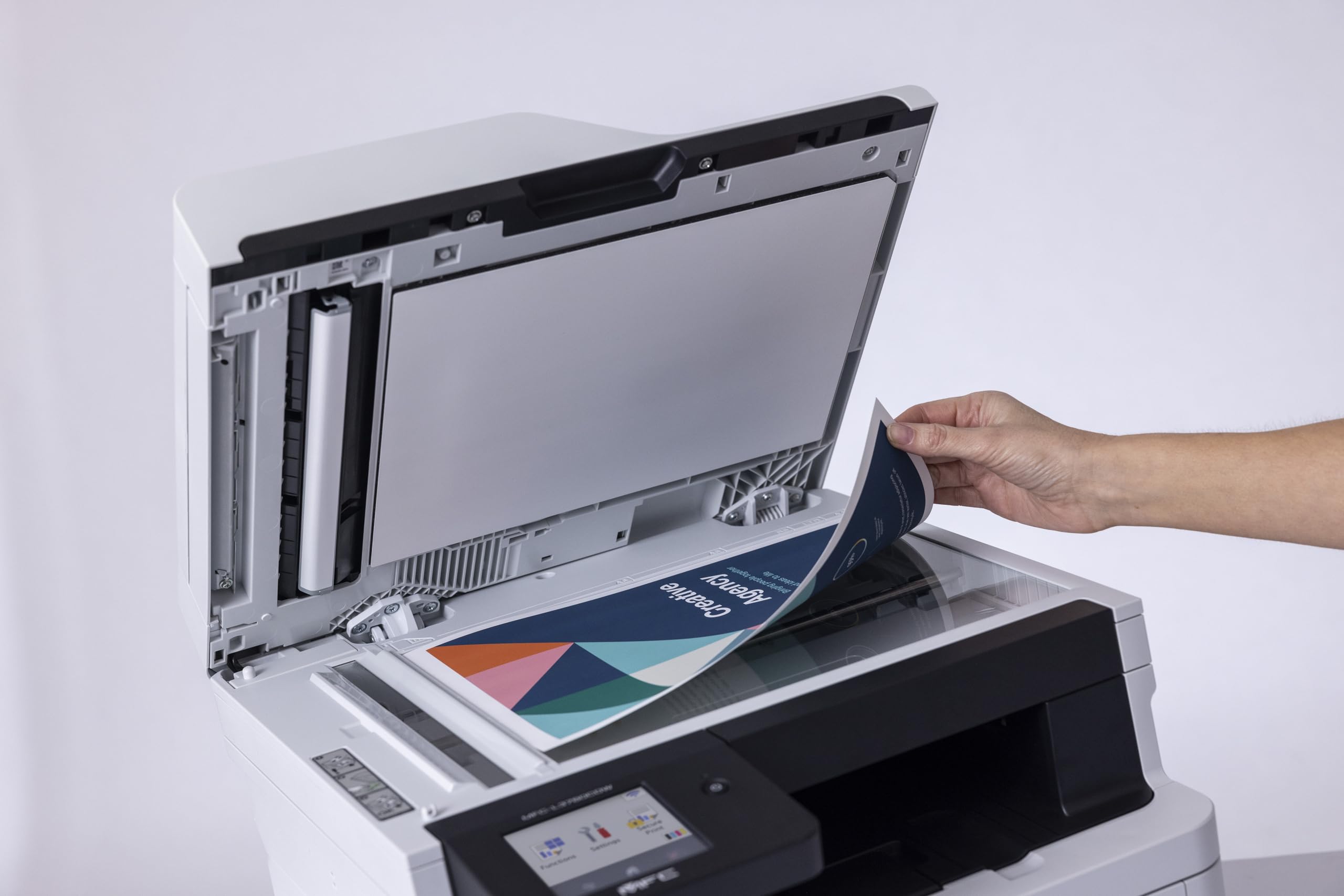 Brother MFC-L3760CDW - Kompaktes 4-in-1 Farb-LED Multifunktionsgerät mit WLAN/LAN, ADF und Automatischem Duplexdruck