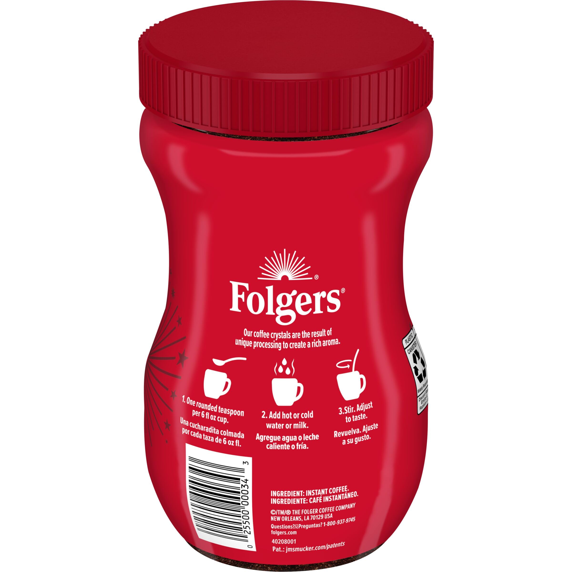 Folgers Classic Roast Coffee Instant 226 g