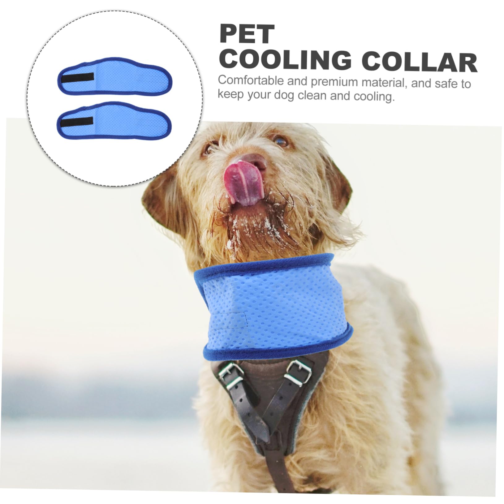 BESPORTBLE 6stücke Hundekühlhalsband Atmungsaktives Kühlbandana Für Hunde Sommer-abkühlung Effektive Kühlung Ohne Wasser Für Kleine Bis Mittelgroße Hunde