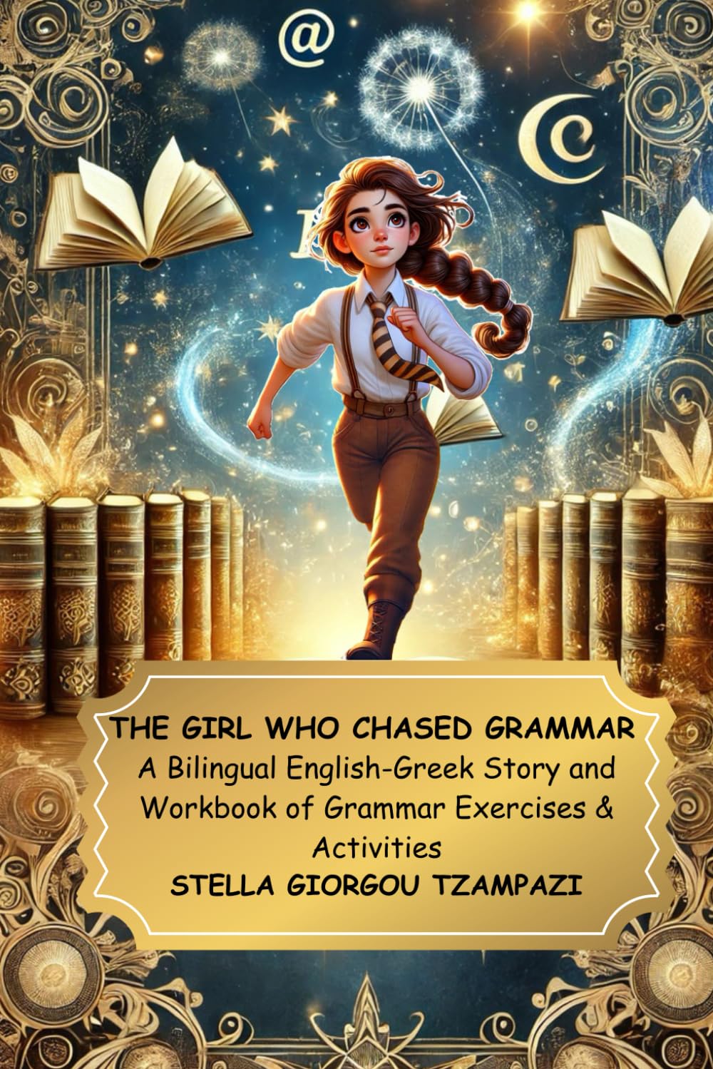 THE GIRL WHO CHASED GRAMMAR A Bilingual English-Greek Story and Workbook of Grammar Exercises & Activities