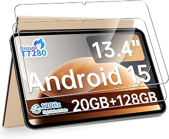 Hianjoo 2-Pack Screen Protector Compatible with TECLAST T65 / T65 Plus 13.4", Tempered Glass [HD Clarity] [9 Hardness] [Anti-Scratch]
