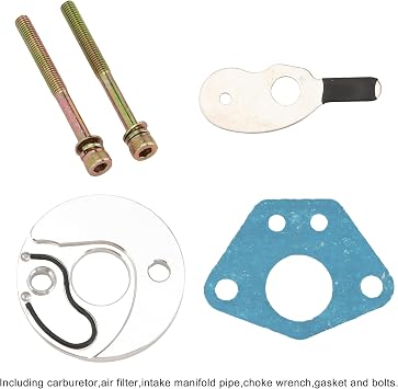 GOOFIT 15mm Carburetor Rebuild Kit with Air Filter for 2 Stroke 43cc 47cc 49cc Standup Gas Scooter Mini ATV Quad Pocket Bike Racing Motorcycle