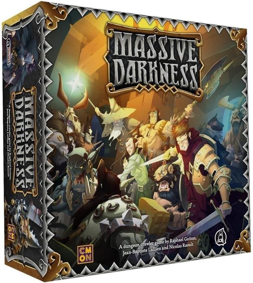 Massive Darkness Board Game | Strategy Game | Adventure Game | Miniatures Battle Game for Adults and Teens | Ages 14 and Up | 1-6 Players | Average Playtime 90 Minutes | Made by CMON