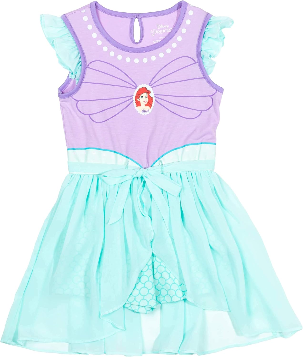 Disney Princess Sleeveless Costume Romper - Cinderella Jasmine Belle Ariel : Clothing, Shoes & Jewelry